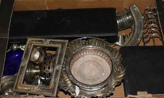 Box of silver plate